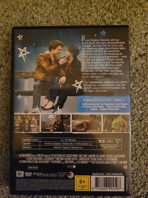 Das Schicksal Ist Ein Mieser Verräter Kostenlos Downloaden Das Schicksal ist ein Mieser Verräter Dvd im Kanton Zürich - tutti.ch