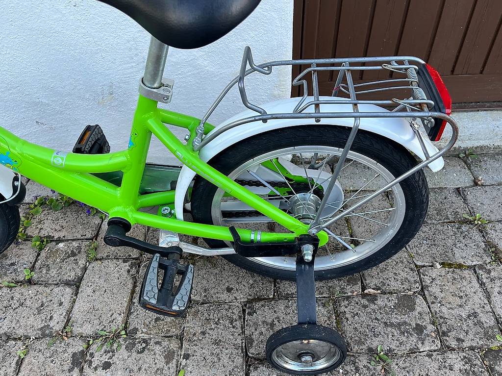Puky ZL 16 Alu Kindervelo (16 Zoll) Grn inkl. Sttzrder im Kanton Aargau  - tutti.ch