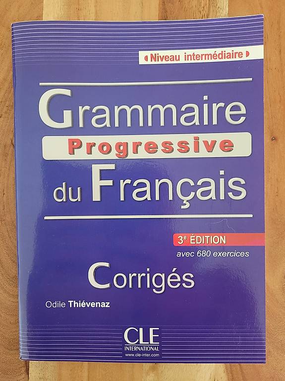 Grammaire progressive du Francais Übungsbuch Lösungsbuch im Kanton