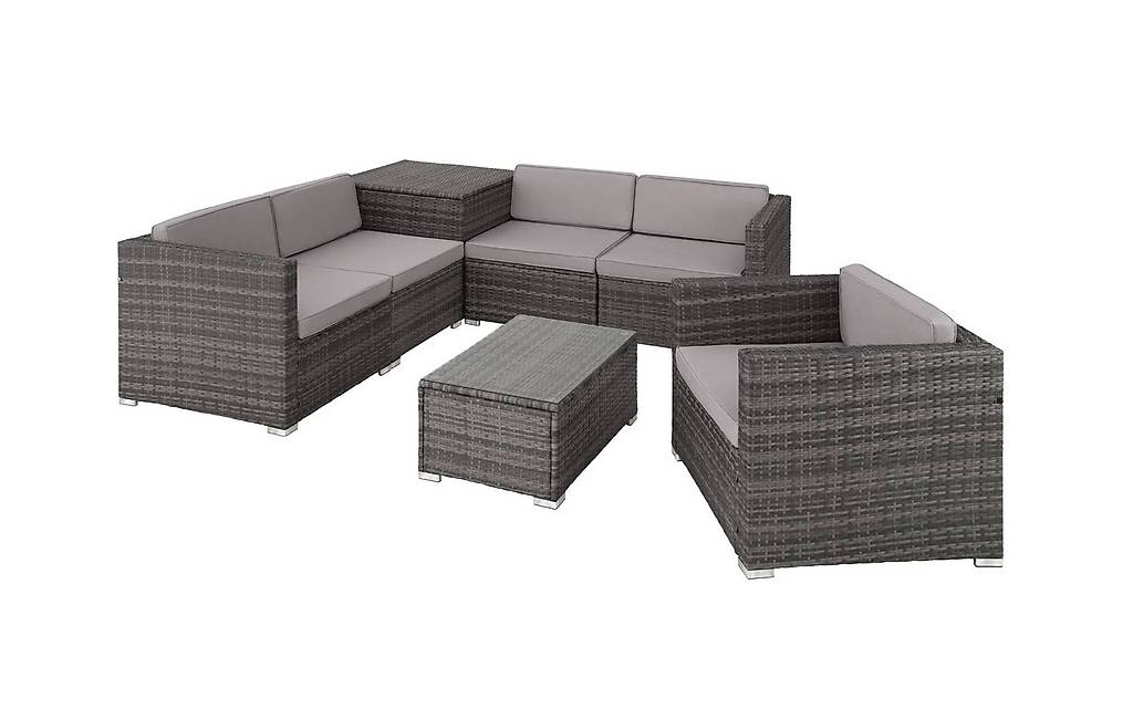 Rattan Lounge Pisa grau in Zug kaufen - Bohnet Trade GmbH - tutti.ch