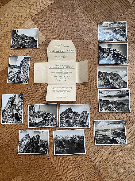 Antik Pilatus Luzern Photographien Postkarte Wahr Im Kanton