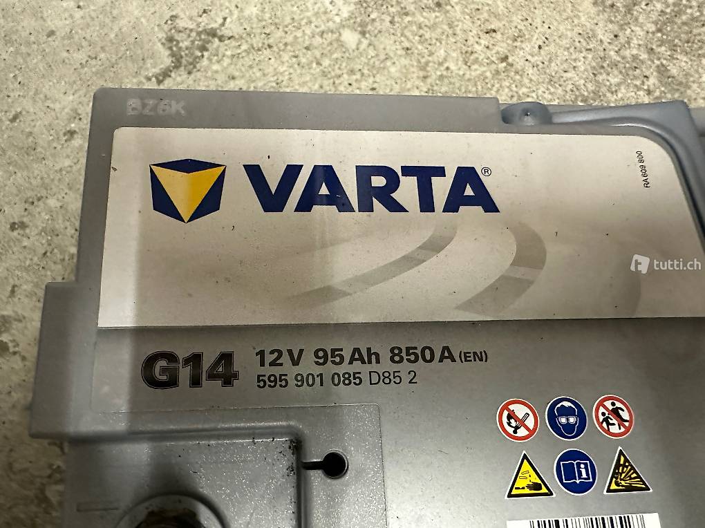 VARTA A5 (G14) Silver Dynamic AGM Autobatterie 12V 95Ah
