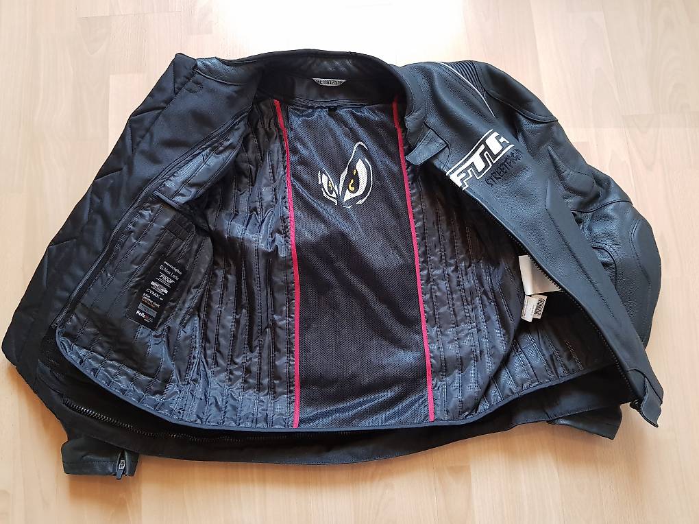 STREETFIGHTER FTR-1 Motorradjacke Lederjacke neuwertig im