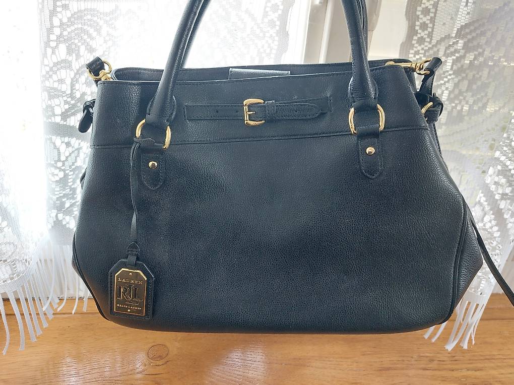 Lauren Ralph Lauren Layla shops Belted Satchel