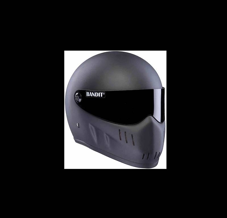 Bandit XXR Motorradhelm – Fiberglas-Schale, Getöntes Visier, FMVSS 218, Ca. 1300 G