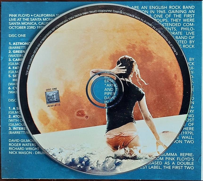 Pink Floyd Doppel CD, Santa Monica, 23.10.70 California Sun im