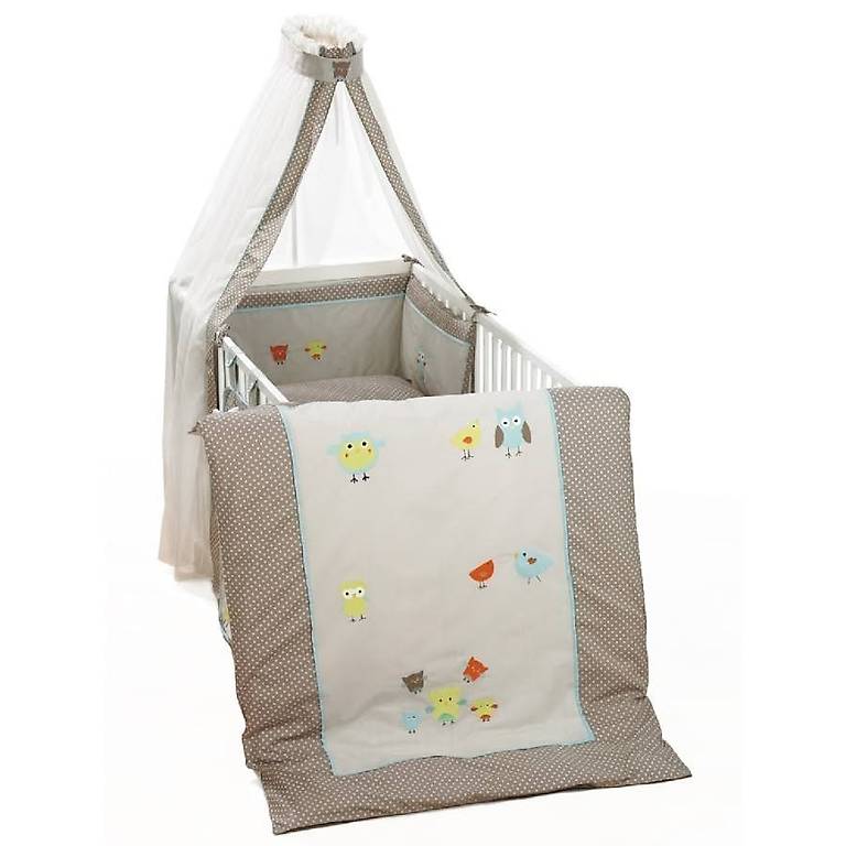 Prmawela Babybettwäsche Baby Bettset -5-6 Telges Set Mt Chffon