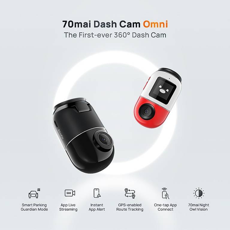 70mai Dash Cam Omni x200 Auto DVR Kamera 24h Park monitor im