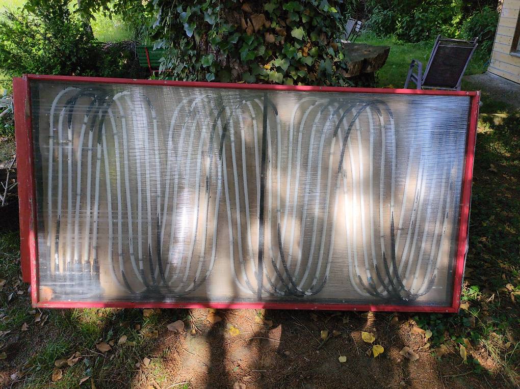 Thermisches Solarpanel selbstgebaut