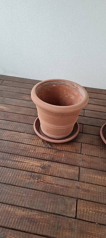 Terra Cotta Vasi Laergin in terracotta poco profonda da 16,43 cm, con foro di drenaggio, vasi in ceramica per piante da interno ed esterno (confezione da 6