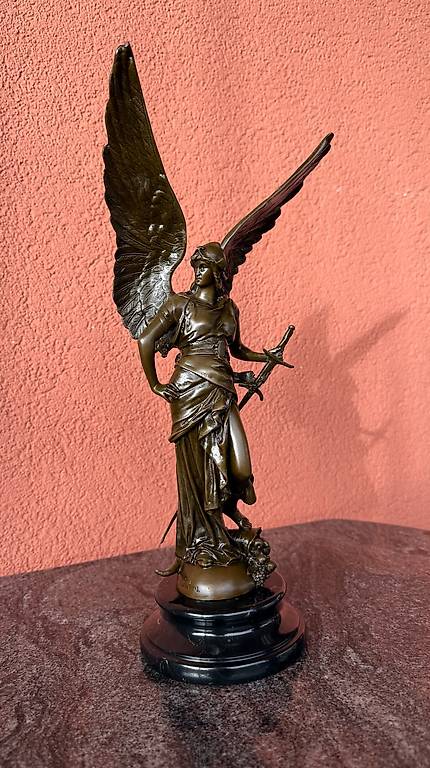 IDYL Gartenfigur IDYL Bronze-Skulptur Nackter Mann Von Rodin, Bronze