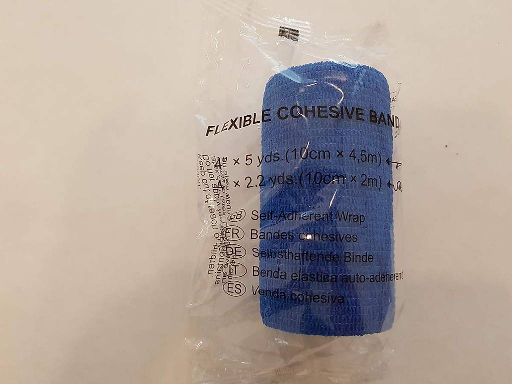 selbstklebend Haftbandage 12 Rollen 5 cm x 4,5 m elastische Bandage