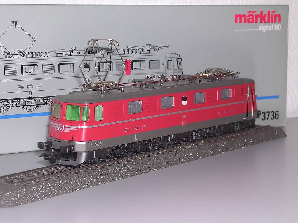 Locomotive HO Märklin 37366 - Ae 6/6 SBB CFF FFS N°11428 LUZERN - Occasion