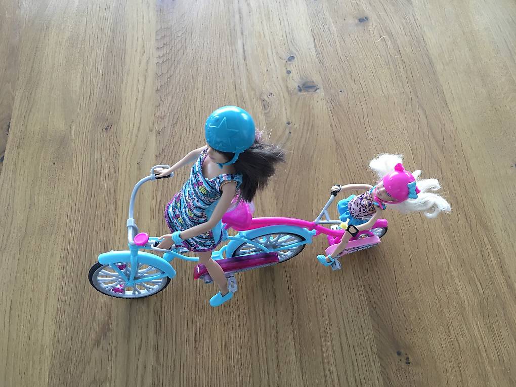 barbie tandem bike