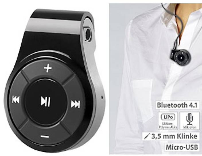 HeadsetAdapter mit Bluetooth 4.1, Mikrofon & 3,5mmKlinke im Kanton