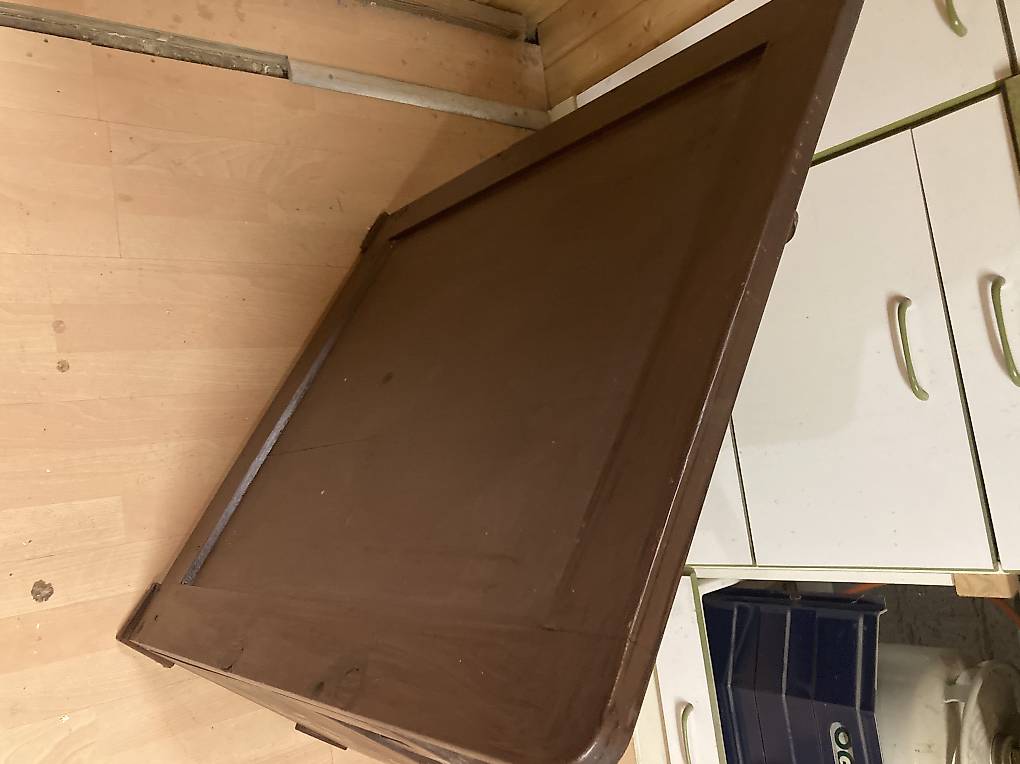 Hapihom Sitzbank Mit Stauraum 60cm - Truhenbank Mit Deckel, 136kg Belastbar, Retro-Design