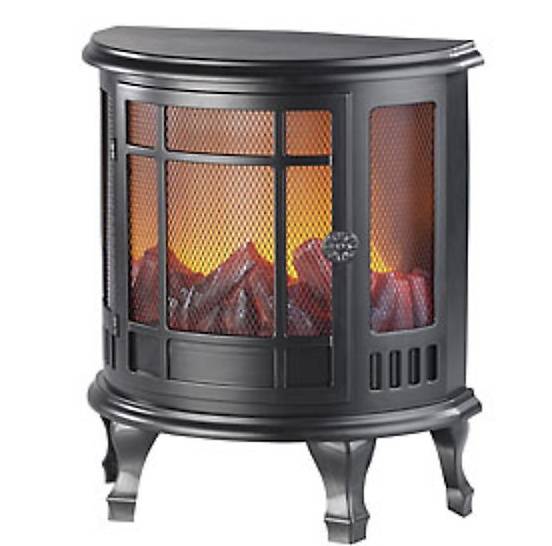 Deko-Elektrokamin mit Flammen-Effekt, Batterie-Betrieb, 35,5 in Zug