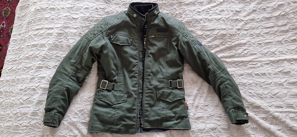 Motorradjacke, Richa Galveston long, grün M Cantone Turgovia