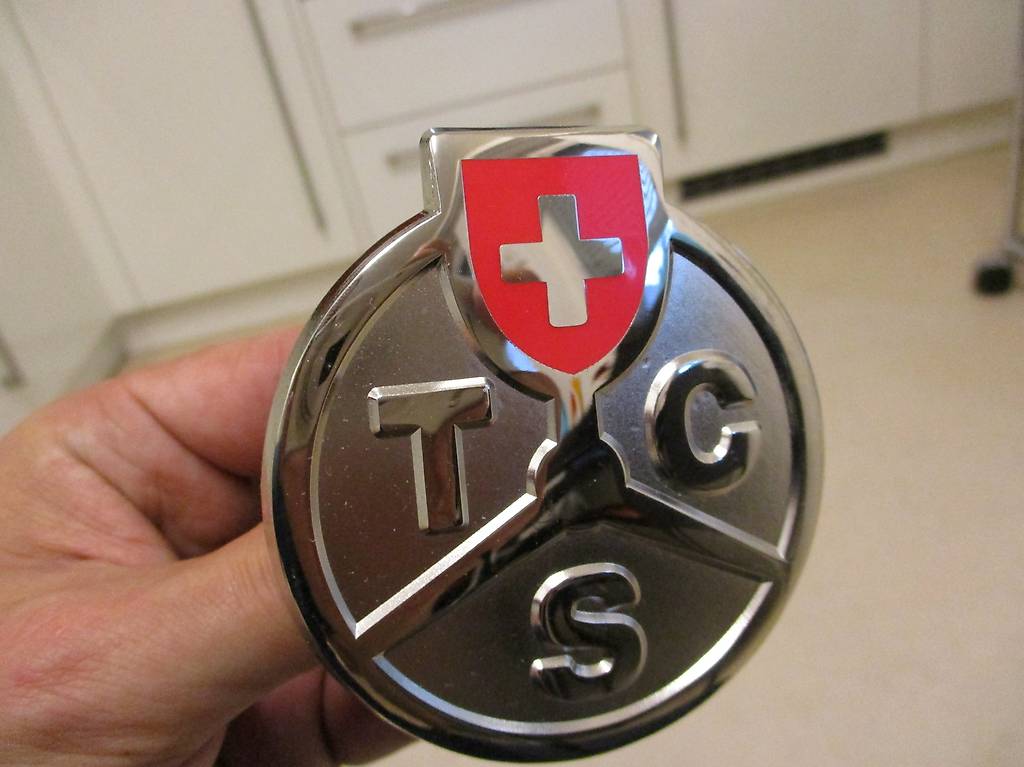 Emblem Touring Club Metallblech Rar Plakette Tcs Oldtimer Im Kanton