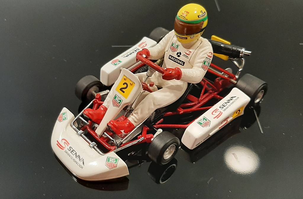 Ayrton Senna Kart Modell Paris Bercy 1993 Minichamps 1:18 Cantone San Gallo  - tutti.ch