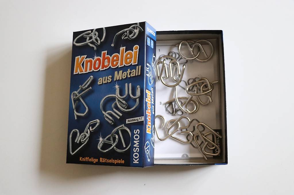Chonor Metall Knobelspiel Set - 20-teilige 3D Puzzles Für Kinder & Erwachsene