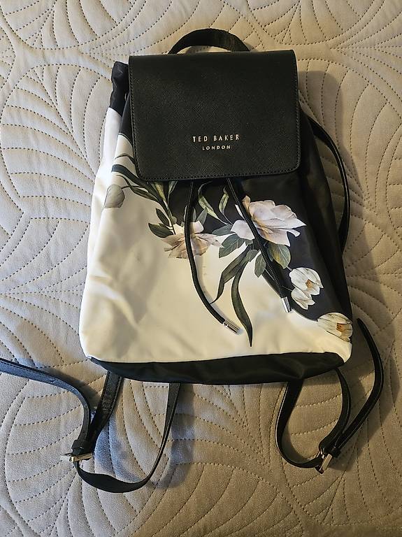 Floral Backpack Rolanda Elderflower Drawstring Backpack Ted Baker