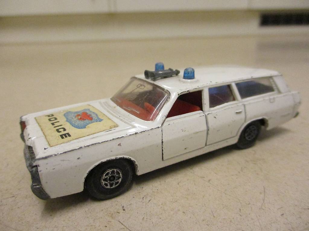 Matchbox Lesney K-23 Mercury Commuter POLICE / POLIZEI 1970 im