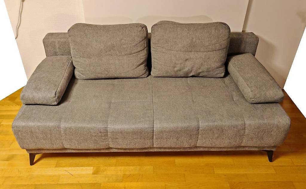Mömax Bettsofa 195/77/100 cm Dunkelgrau Flachgewebe. im Kanton Zürich