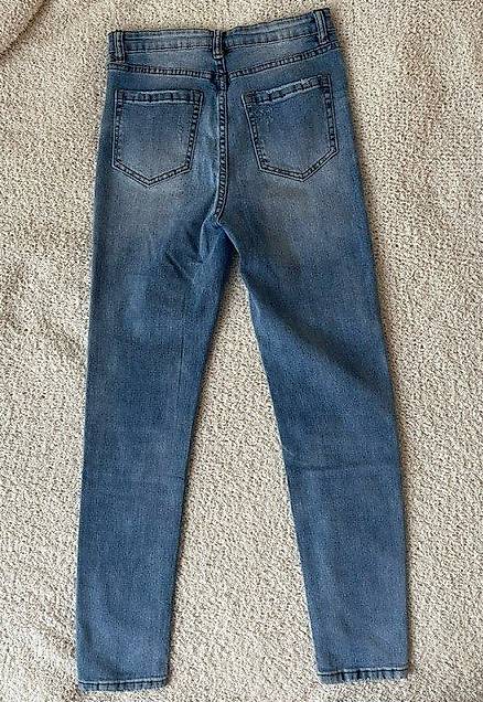 blue Jeans Denim by Chicorée 36 38 fast wie neu high Waist im