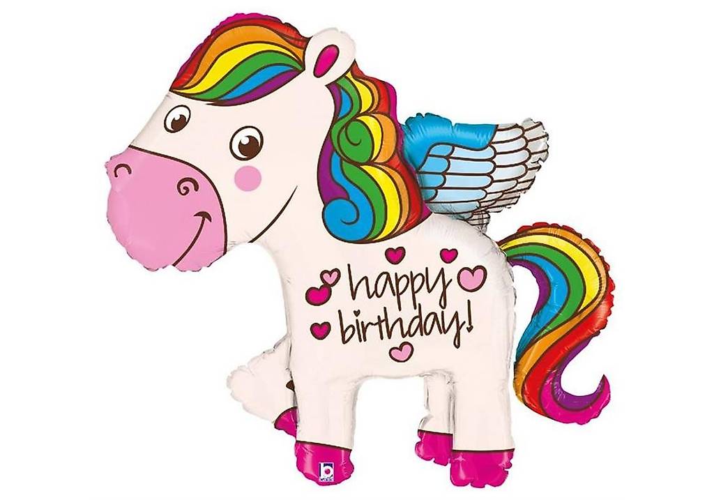 Karaloon Folienballon Happy Birthday Pony 114 Cm Im Kanton Zug Tutti Ch