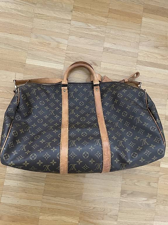Monogram Canvas Keepall 50 Mit Schulterriemen Louis Vuitton