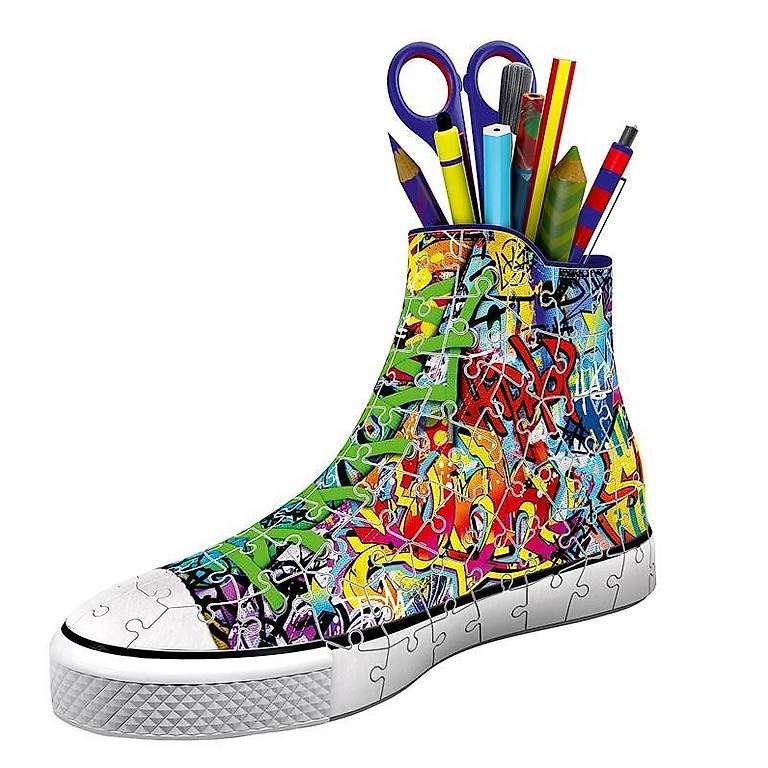 0llx4l❤︎ 3D-Puzzle Sneaker Graffiti Style 125357 / NEU Cantone Basel