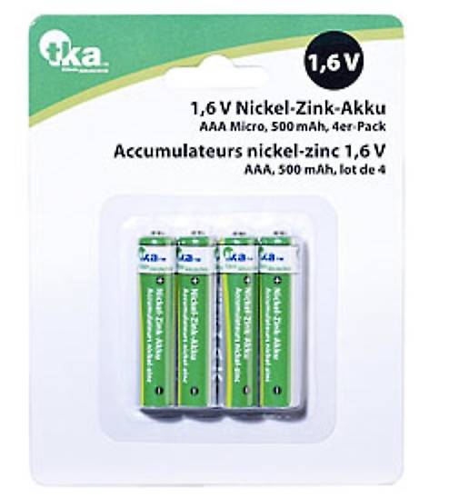 AAA Accu Akkus AAA 800 mAh Hybrid-Akku AAA Micro /"Aeonium-Powercell/" 4er-Set