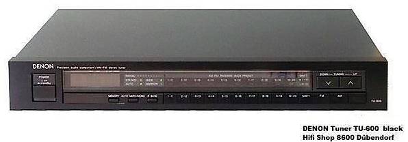 Tuner Hifi DENON Black Top Modell TU-600 im Kanton Zürich - tutti.ch Tuner Hifi DENON Black Top Modell TU-600 im Kanton Zürich - tutti.ch