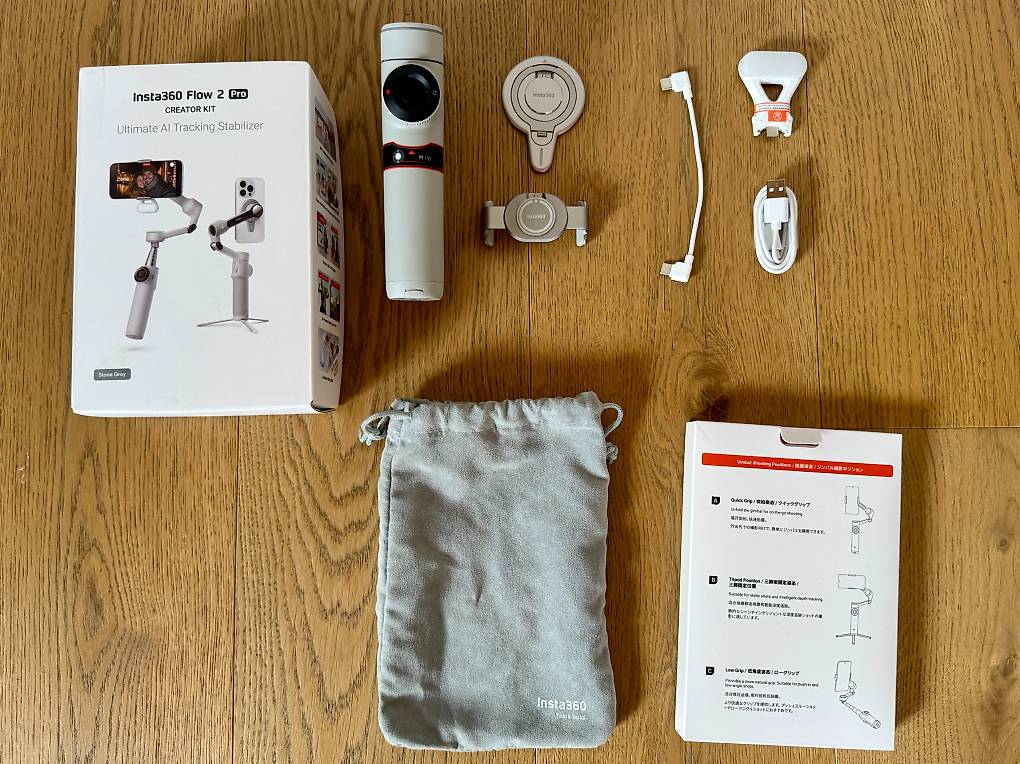 INSTA360 Flow 2 Pro Creator Kit, Garantie, neuwertig + OVP im