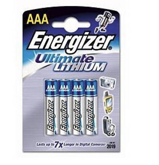 Ultimate Lithium Batterie Aaa Micro Volt Im Er Pack Cantone Zugo