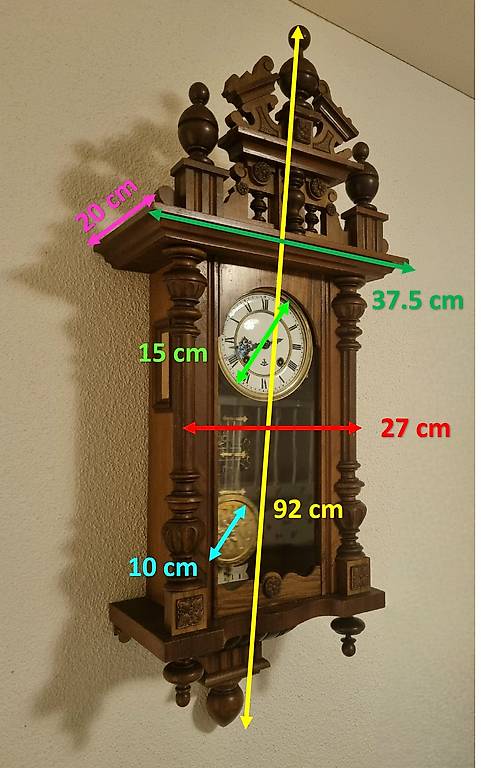 Rarit T Antike Gustav Becker Domgong Wanduhr Jg Im Kanton