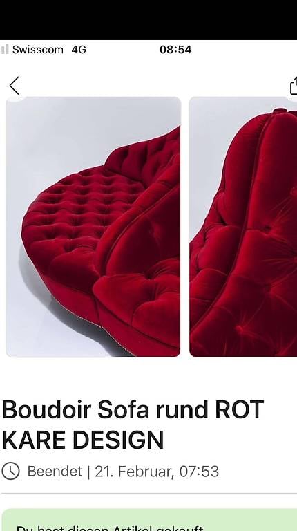 Kare Design Boudoir Sofa Canton Zurich Tutti Ch