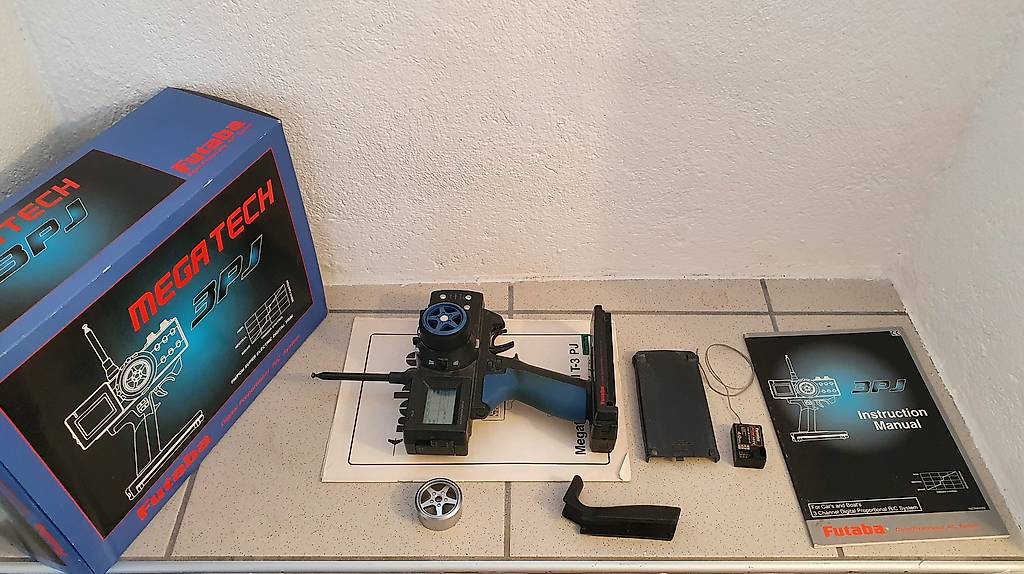 【 フタバ FM 】MEGA TECH 3PJ SUPER / PCM1024 67バンド プロポ 送信機 受信機 セット / 管理B2 FUTABA MEGATECH PCM T-3 PJ im Kanton Tessin -