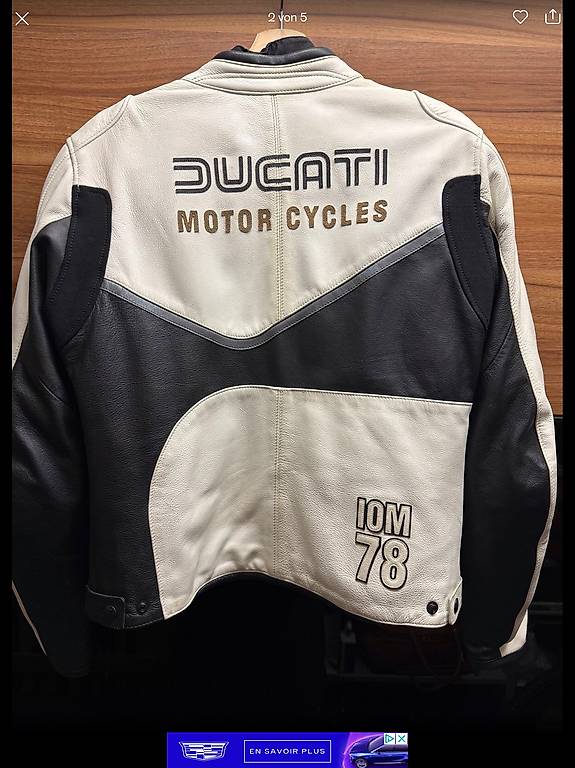 Leder Jacke Ducati Motorrad Lederjacke Herren Gebraucht Ducati