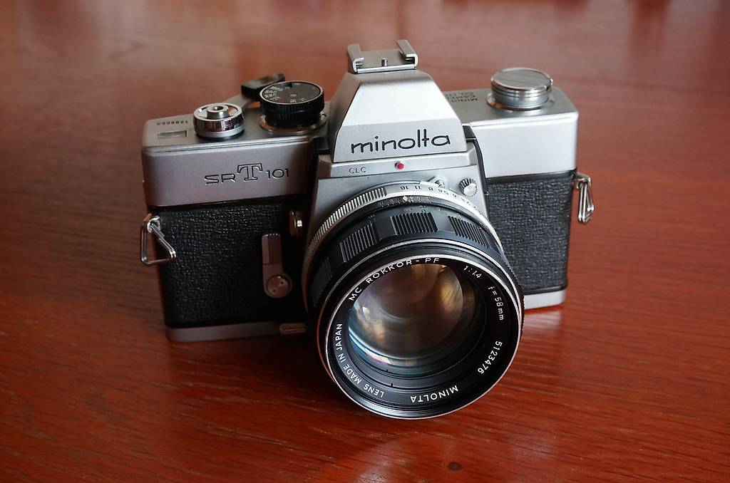 Minolta SRT 101 mit Minolta MC Rokkor-PF 58mm f1.4 im Kanton