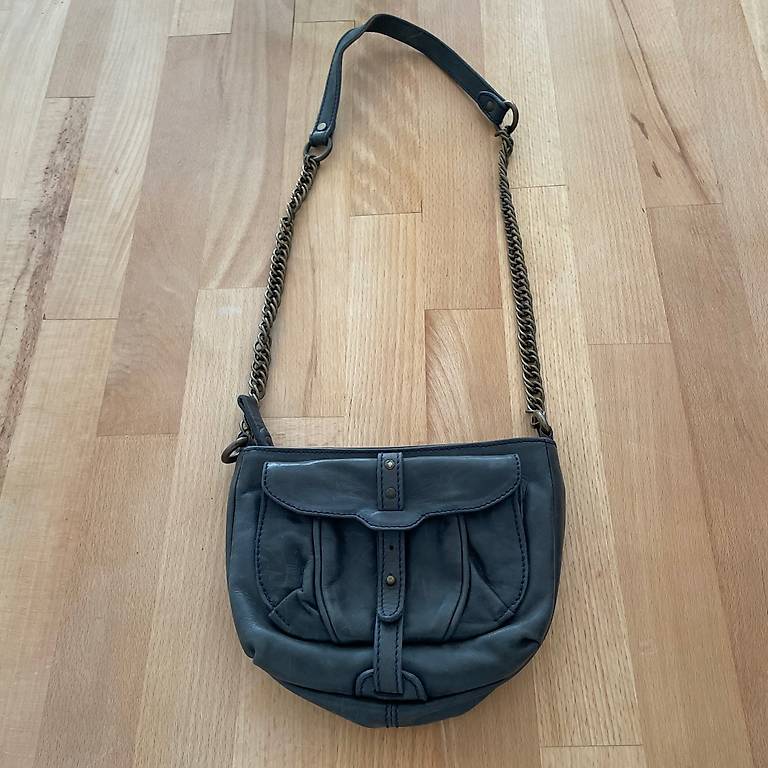 Handbag Zara Tasche Schwarz Mit Nieten Damentaschen Zara