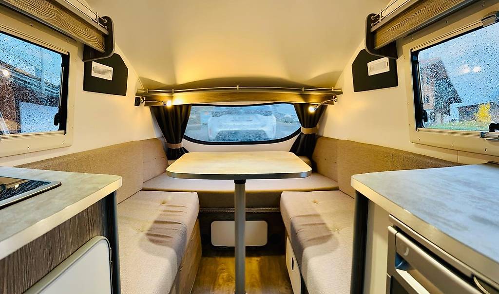 Go-Pod englischer Mini-Wohnwagen 750 kg neuwertig! im Kanton Bern - tutti.ch