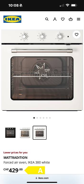 MATTRADITION microwave oven, IKEA 300 white - IKEA Switzerland