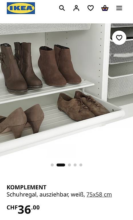 Schuhregal IKEA Pax Schrank im Kanton Bern