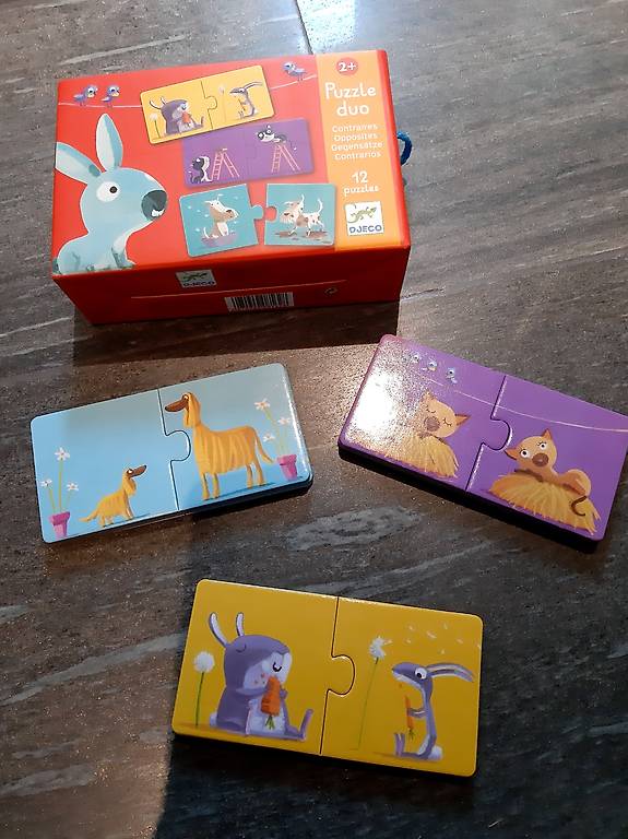 MOPUBZO Magnet Puzzle 2er Set Für Kinder Ab 2 Jahre - Montessori Spielzeug Mit Tieren