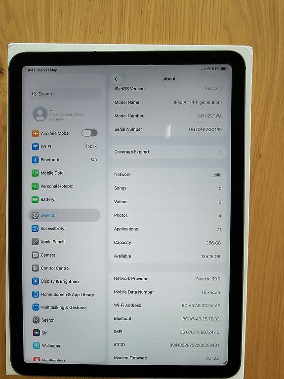 iPad本体 iPad Air4 Celler+WiFi 256GB Apple Pencil Apple iPad Air 4 256GB WiFi + Cellular inkl. Apple Pencil im