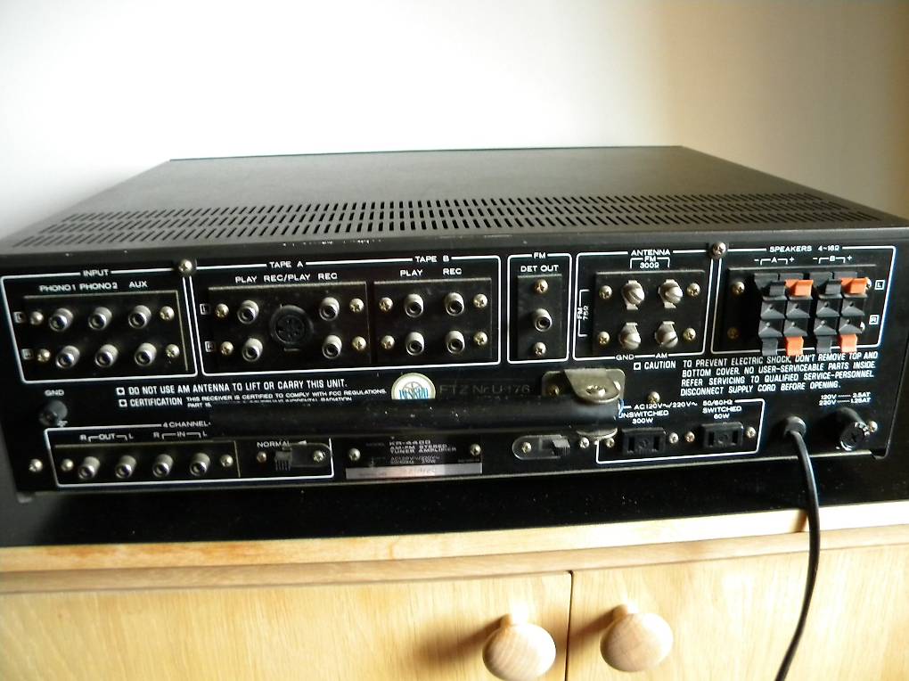 AMPLIFICATEUR KENWOOD STEREO RECEIVER KR-4200 / VINTAGE AMPLIFIER - HIFI / SON/A