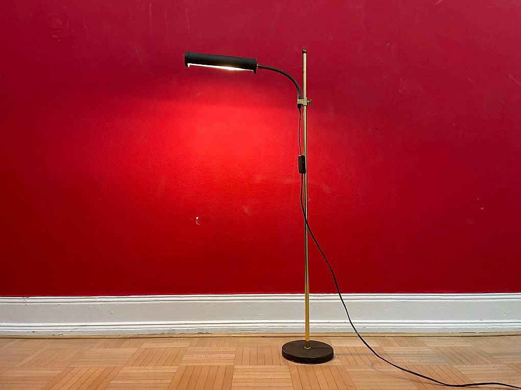 Vintage Stehleuchte mit Schwanenhals 60er 70er Stehleuchte im Kanton ... Vintage Stehleuchte mit Schwanenhals 60er 70er Stehleuchte im Kanton ...