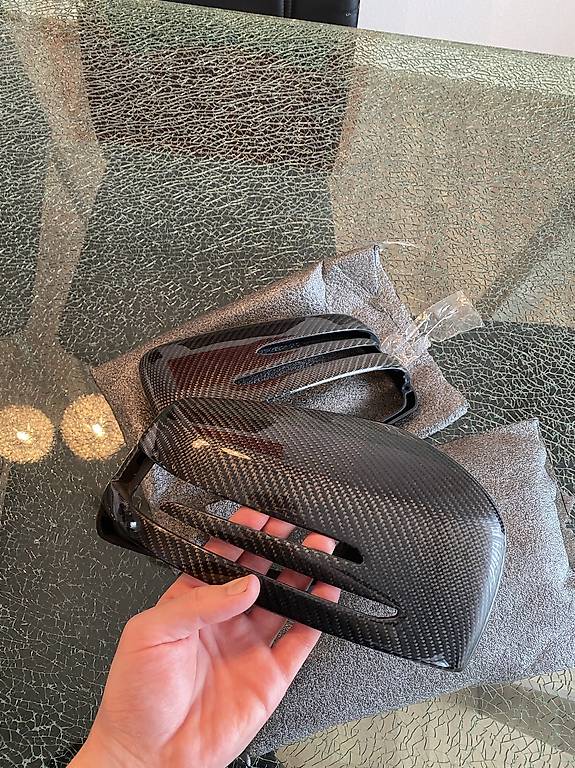 Carbon Spiegelkappen Mirror Spiegel Replacements Für Mercedes W176 W204 AMG